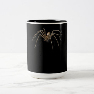 Super Funny Scary Spider Halloween Costumes Two-Tone Coffee Mug