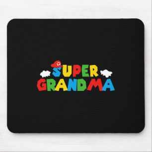 Super Gamer Grandma Funny Women Day For Mothers Da Mouse Mat