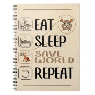 Super Garbageman - Funny Gift for Trashman Notebook