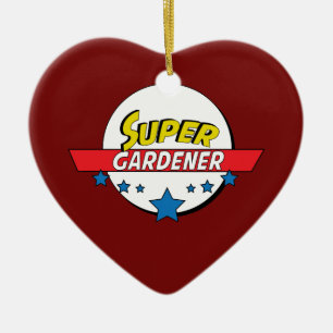 Super gardener, #gardener ceramic tree decoration