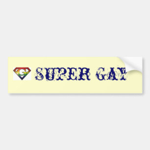 Super Gay Bumper Sticker
