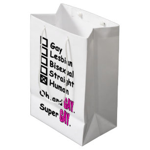 Super Gay Medium Gift Bag