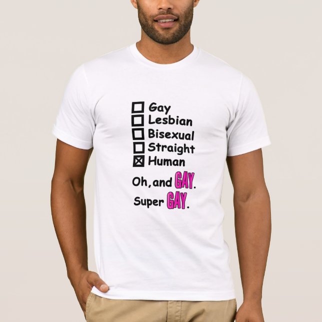 Super Gay T-Shirt (Front)
