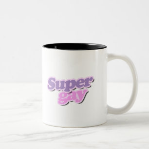 Super Gay Two-Tone Coffee Mug