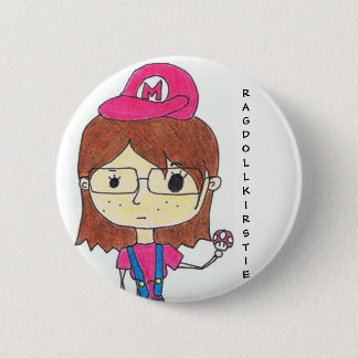 Super Geek Girl 6 Cm Round Badge