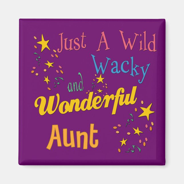Super Gifts For Aunts Magnet (Front)