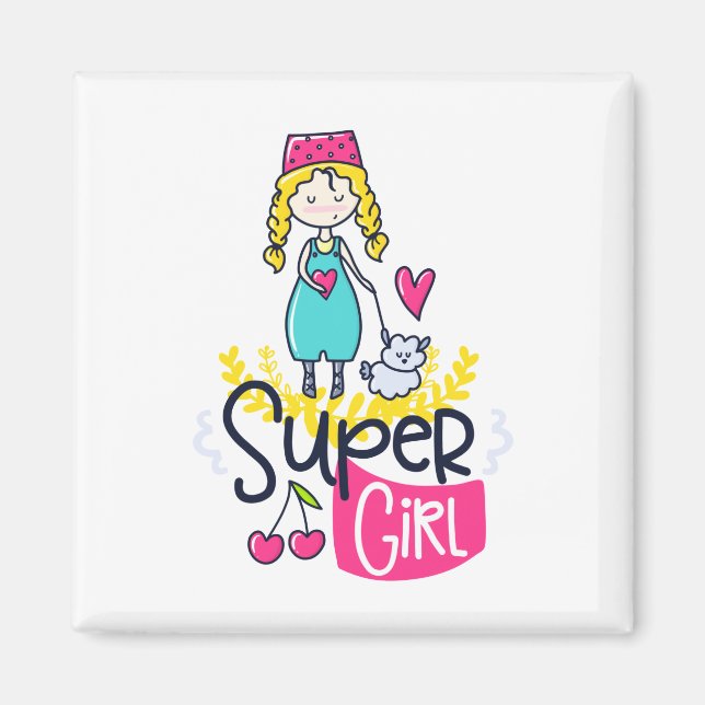 Super Girl Magnet (Front)