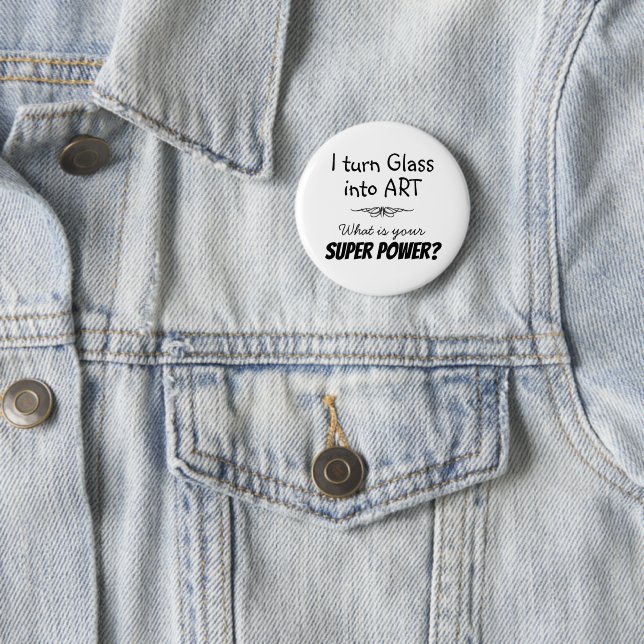 Super Glass Artist Button (In Situ)
