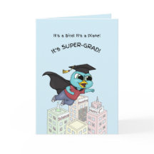 Super Grad Bluebird Graduation Card