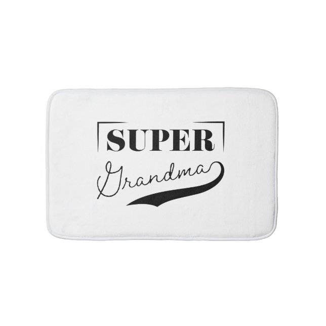 Super Grandma Bath Mat (Front)
