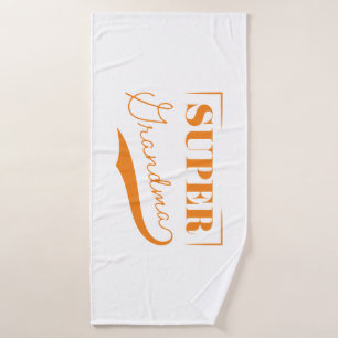 Super Grandma Bath Towel