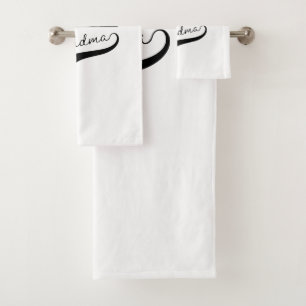 Super Grandma Bath Towel Set