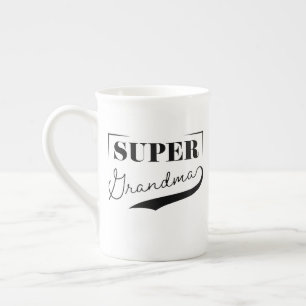 Super Grandma Bone China Mug