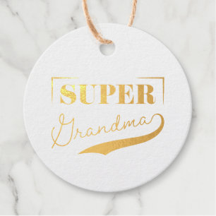 Super Grandma Favour Tags