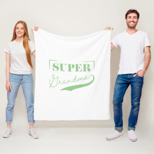 Super Grandma Fleece Blanket