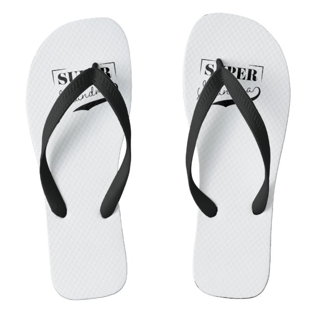 Super Grandma Flip Flops (Footbed)