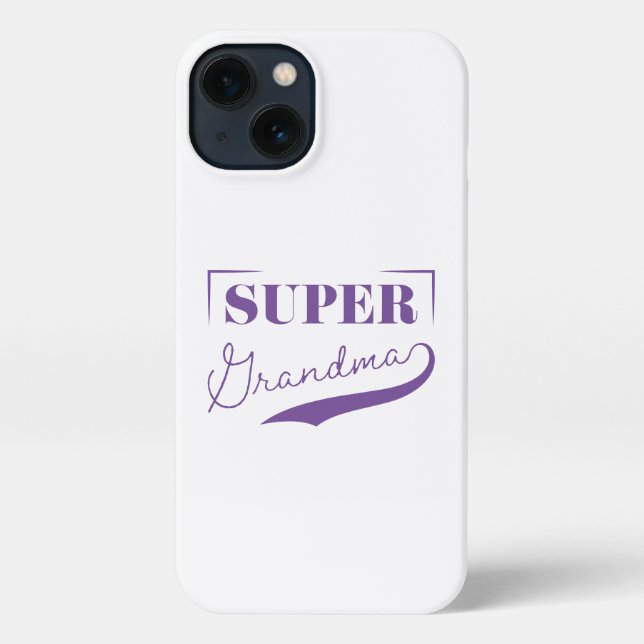 Super Grandma iPhone Case (Back)