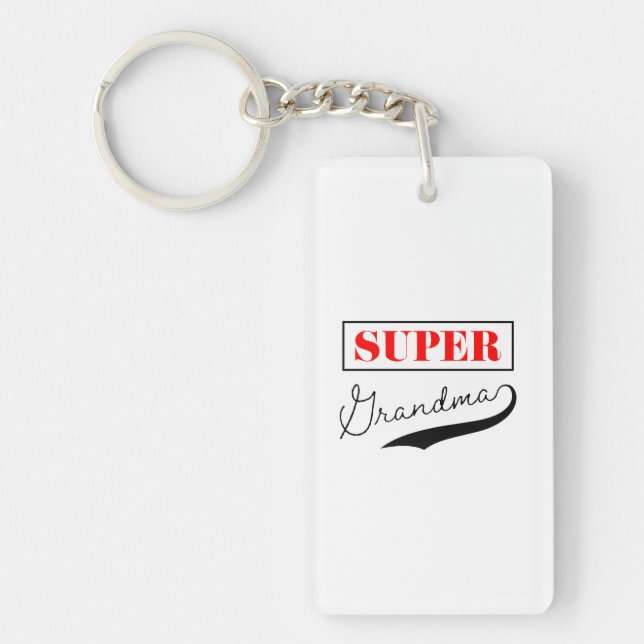Super Grandma Key Ring (Front)
