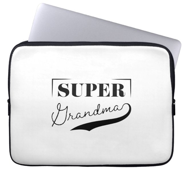 Super Grandma Laptop Sleeve (Front)