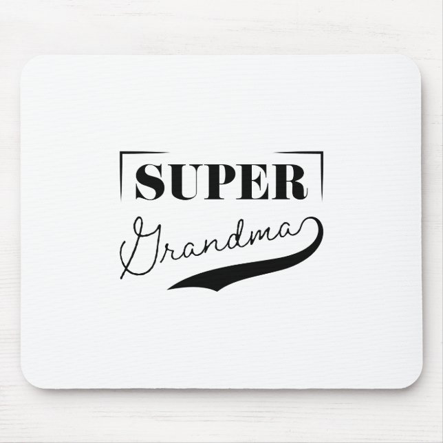 Super Grandma Mouse Mat (Front)