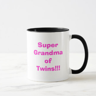 Super Grandma of Twins!!! Mug