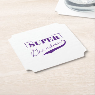 Super Grandma Paper Coaster