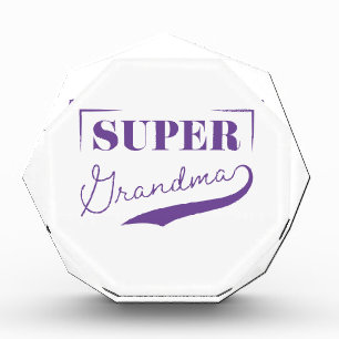 Super Grandma Photo Block