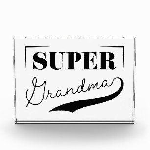 Super Grandma Photo Block
