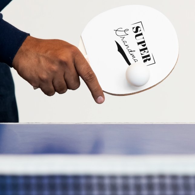 Super Grandma Ping Pong Paddle (Insitu)