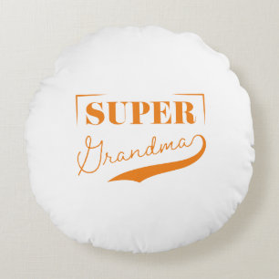 Super Grandma Round Cushion