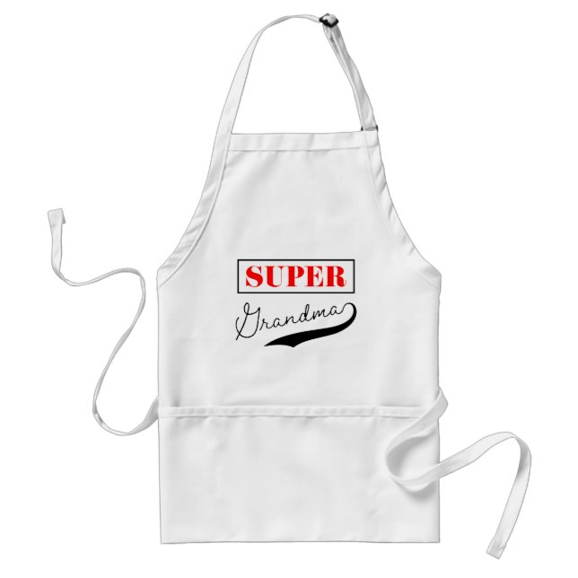 Super Grandma Standard Apron (Front)