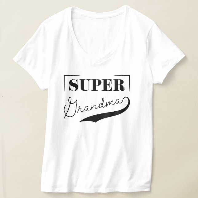 Super Grandma T-Shirt (Laydown)