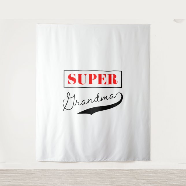 Super Grandma Tapestry (Front)