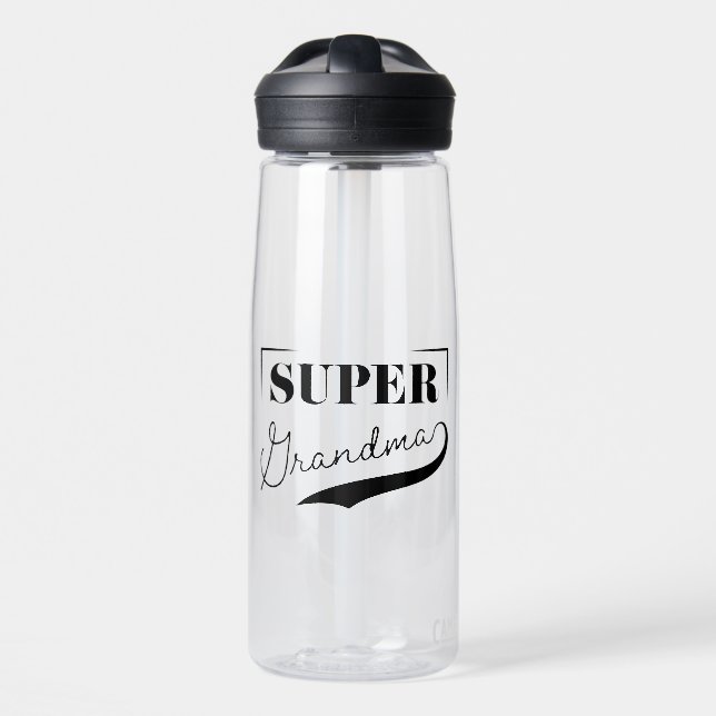 Super Grandma Water Bottle (Front)