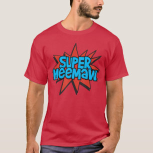 Super Grandmother Comic Book Heroshirt Super MeeMa T-Shirt