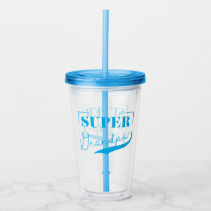 Super Grandpa Acrylic Tumbler