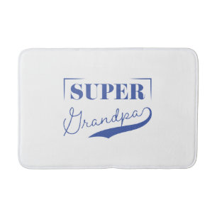 Super Grandpa Bath Mat