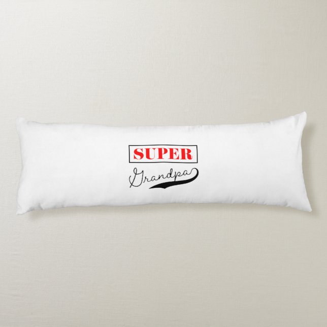 Super Grandpa Body Cushion (Back)