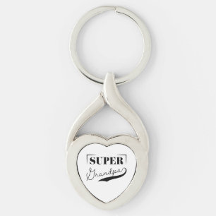 Super Grandpa Key Ring