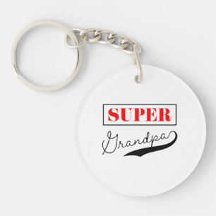 Super Grandpa Key Ring
