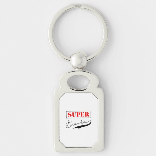 Super Grandpa Key Ring (Front)