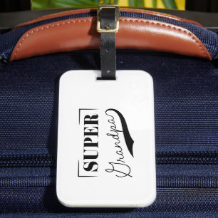 Super Grandpa Luggage Tag