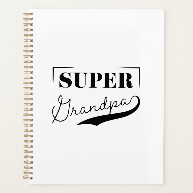 Super Grandpa Planner (Front)