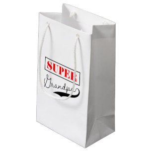 Super Grandpa Small Gift Bag