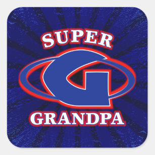 Super Grandpa Sticker