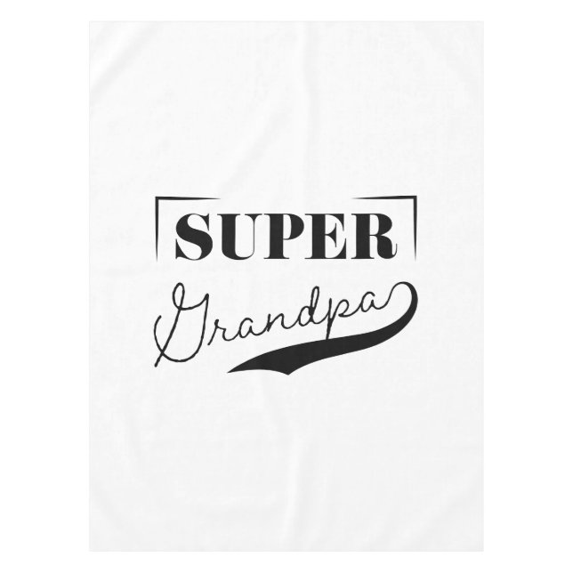 Super Grandpa Tablecloth (Front)