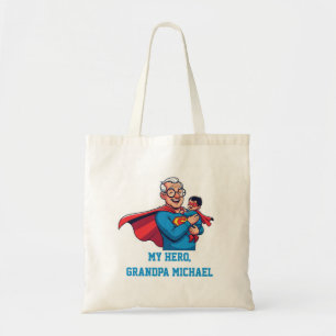 Super Grandpa Tote Bag