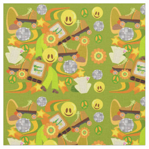 Super Groovy Seventies Mega Pattern Fabric