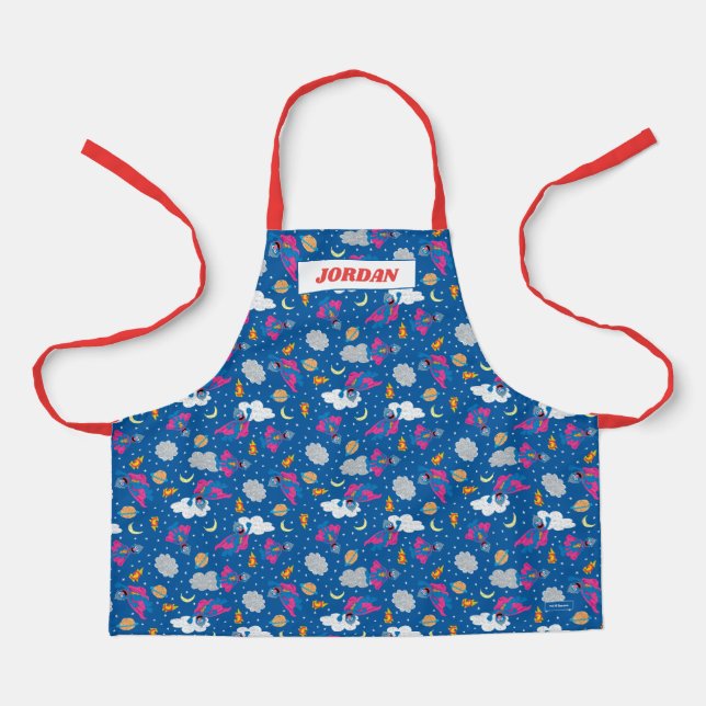 Super Grover 2.0 Night Sky Pattern Apron (Front)