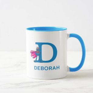 Super Grover Add Your Name & Monogram D Mug